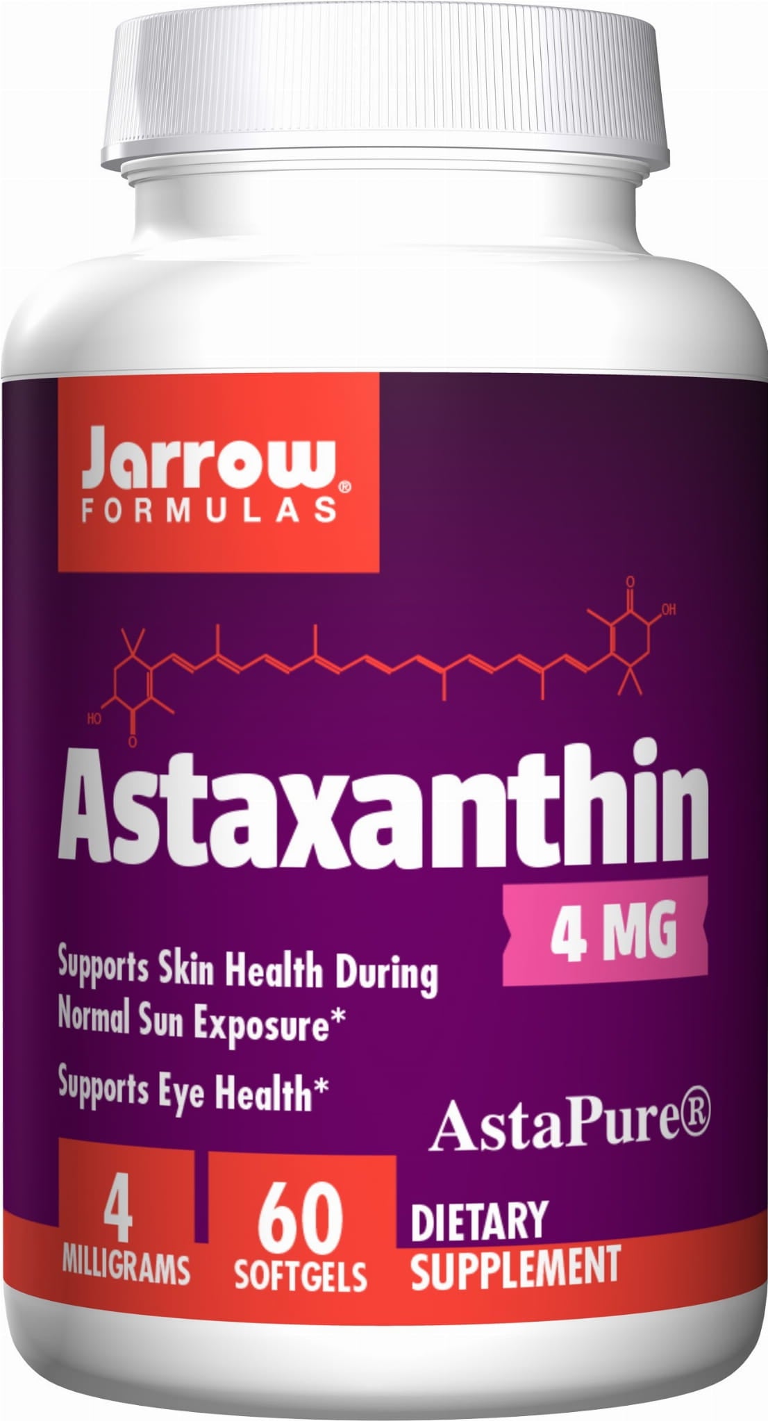 Astaxanthine astapure 4 MG 60 gélules FORMULES JARROW