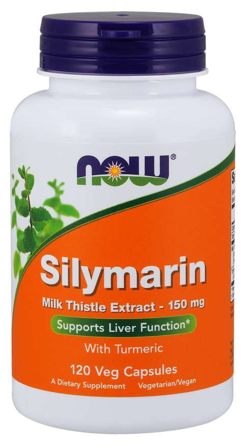 Silymarine, silymarine de chardon-Marie et de curcuma 120 capsules NOW FOODS