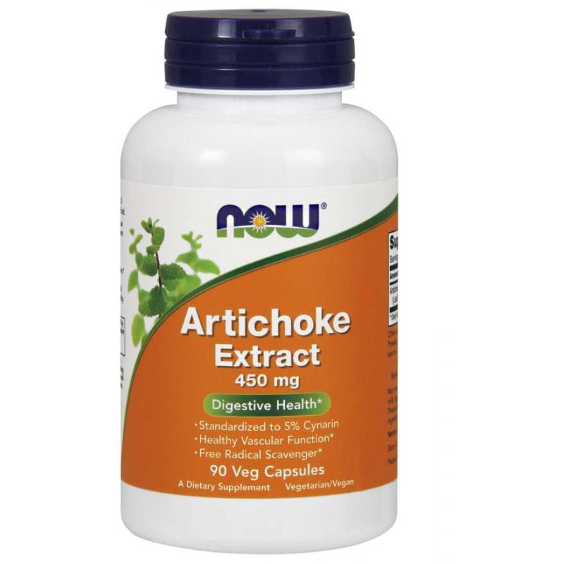 Extrait d'artichaut Extrait d'artichaut 450 MG 90 gélules NOW FOODS