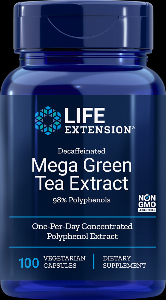 Mega extrait de thé vert extrait de thé vert 725 MG 100 capsules LIFE EXTENSION