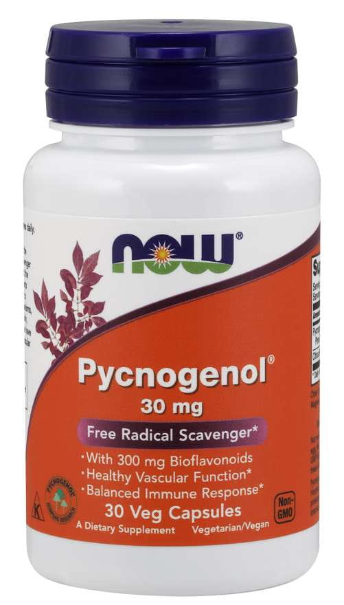 Pycnogenol 30 MG 30 gélules NOW FOODS
