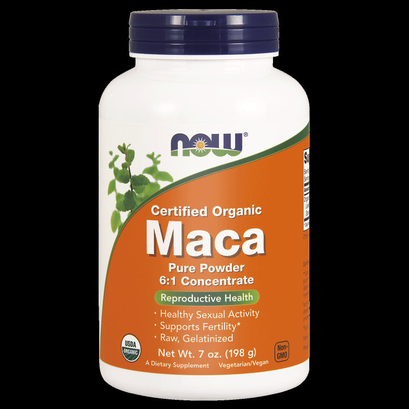 Extrait de racine de maca bio 6 : 1 198 g NOW FOODS