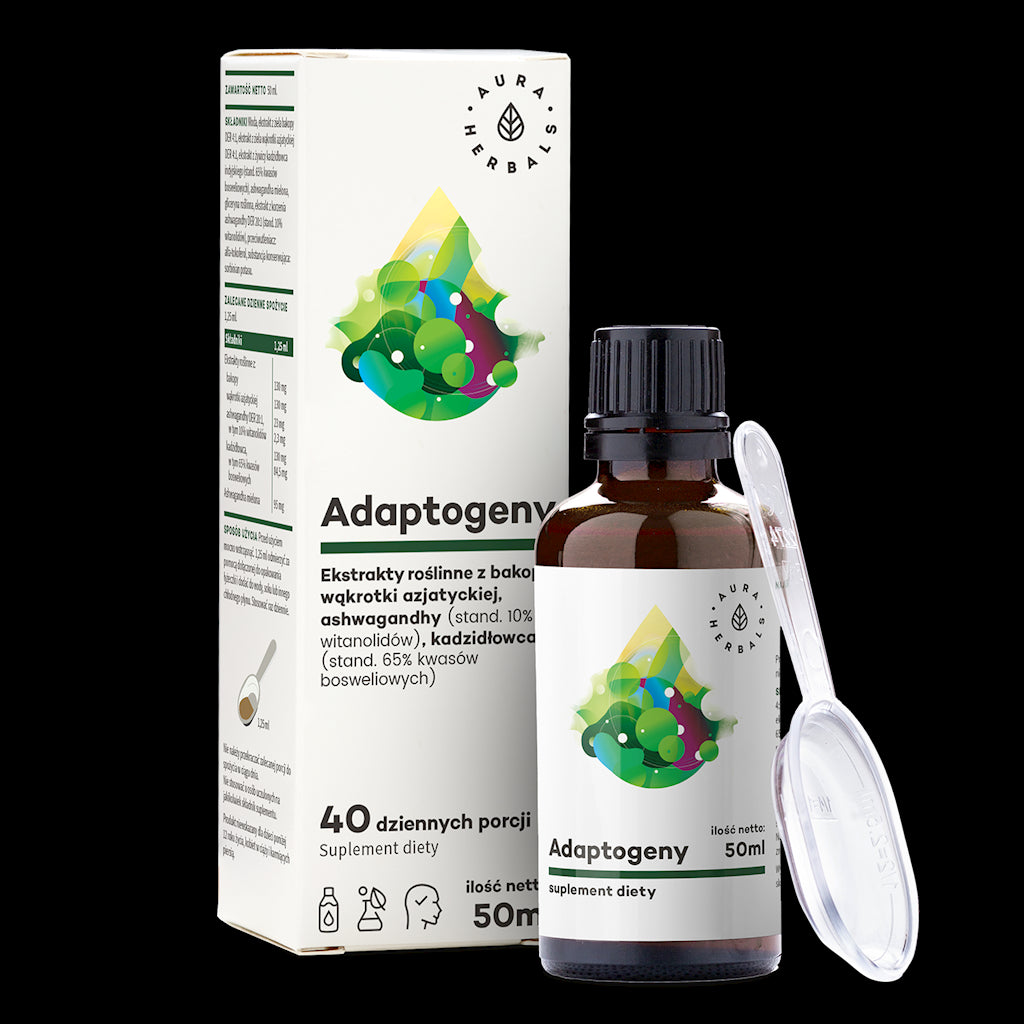 Adaptogènes bakopa ombelle ashwaghanda encens 50 ml AURA HERBALS