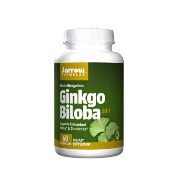 Ginkgo biloba Ginkgo japonais 60 gélules JARROW FORMULES