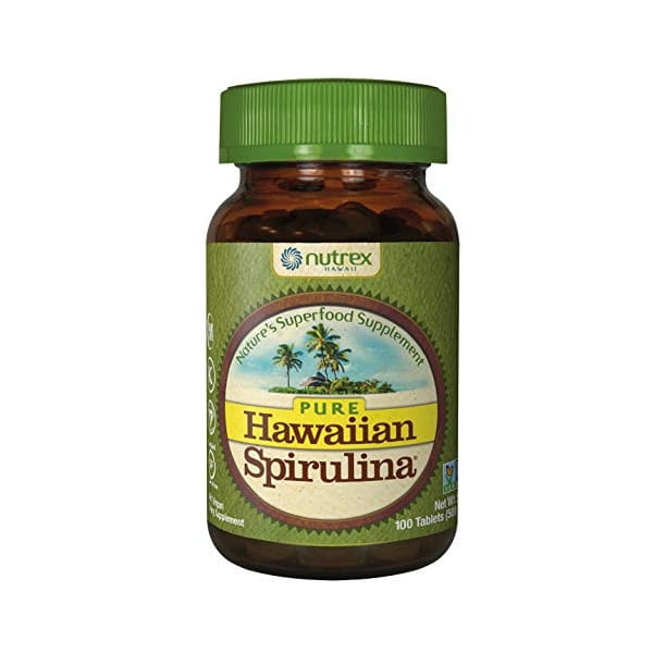Spiruline hawaïenne pacifica 100 comprimés CYANOTECH CO