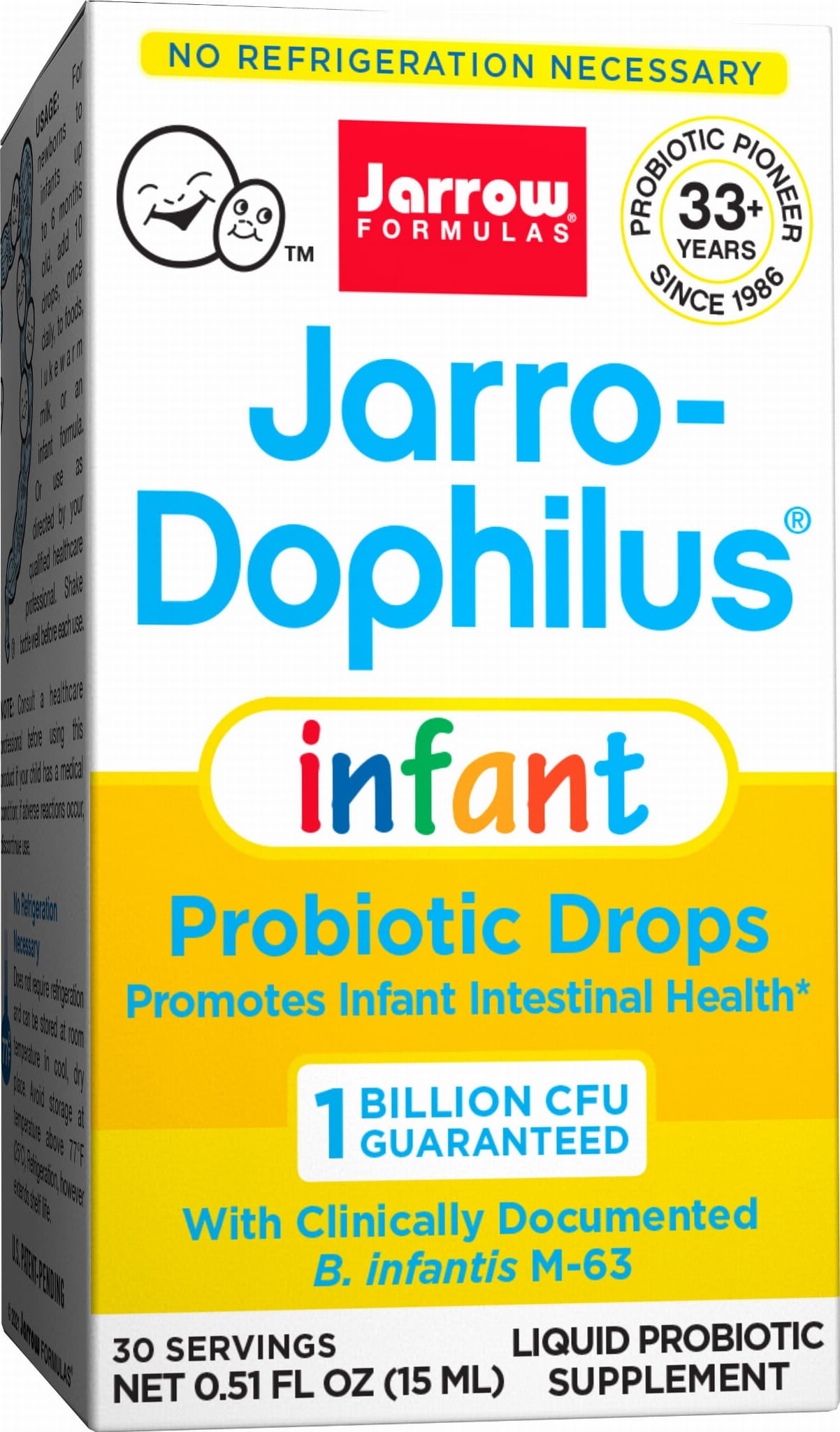 Jarrodophilus infantile probiotique 15 ml FORMULES JARROW