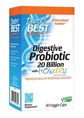 Probiotique probiotique digestif au howaru 30 gélules DOCTOR'S BEST