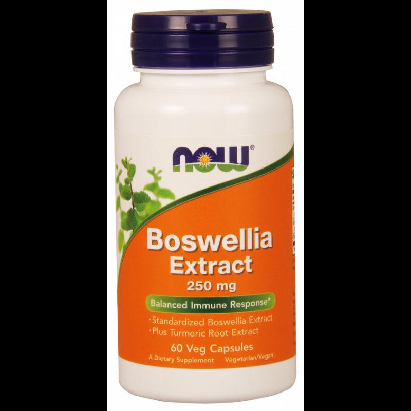 Boswellia 250 MG Extrait de curcuma 60 gélules NOW FOODS