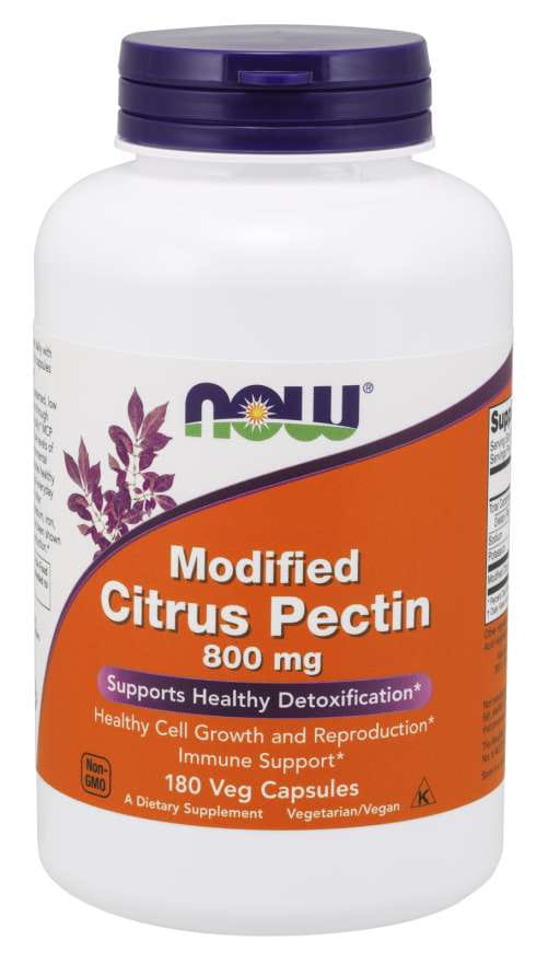Pectasolc Modified Citrus Pectin 800 MG 180 gélules NOW FOODS