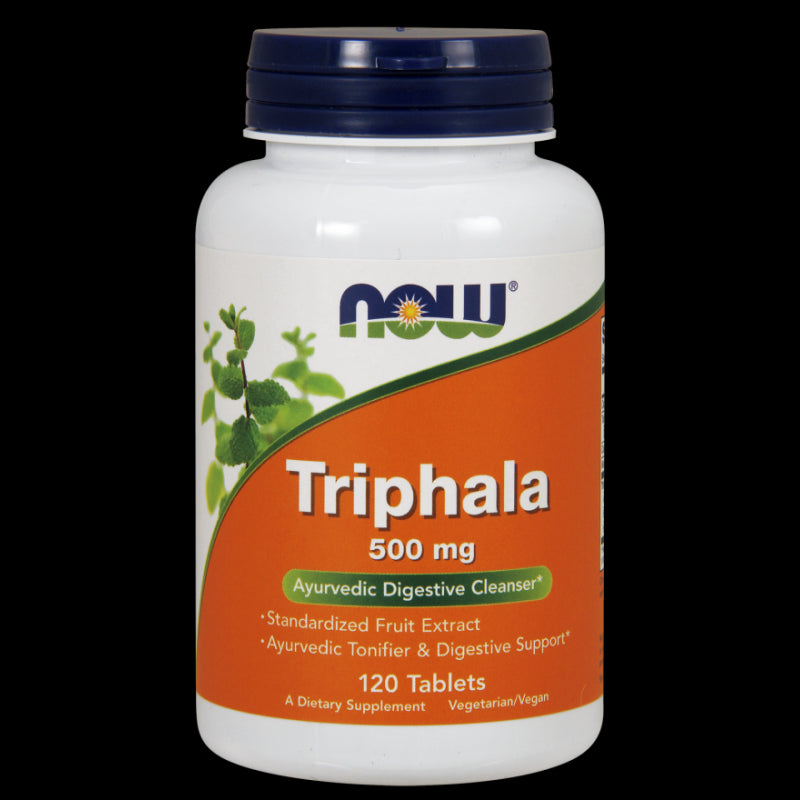 Triphala Fruits 500 MG 120 Comprimés NOW FOODS