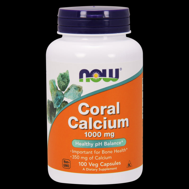 Coral calcium corail citron vert 1000 MG 100 gélules NOW FOODS