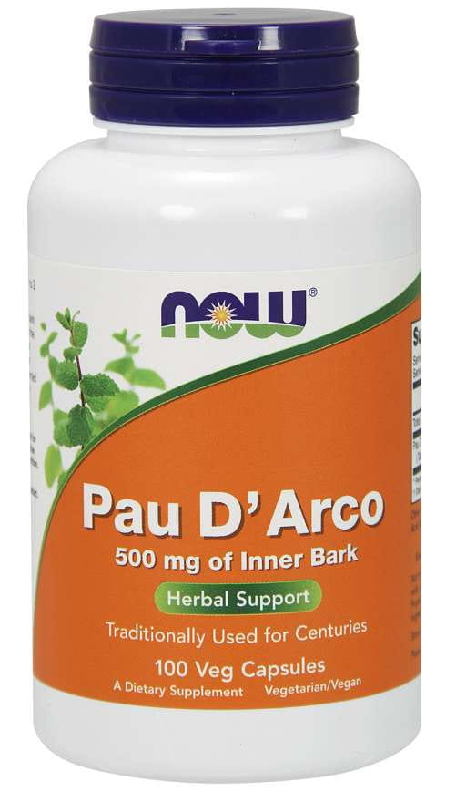 Pau d'arco 500 MG 100 gélules NOW FOODS