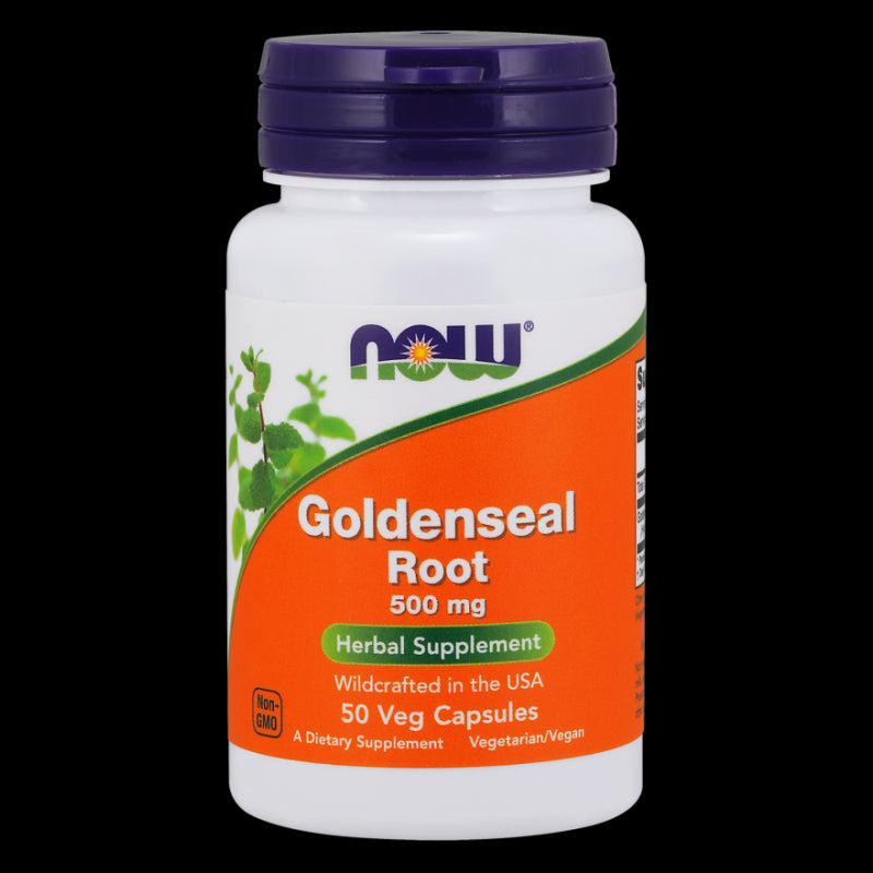 Racine d'hydraste du Canada Hydraste du Canada 500 MG 50 capsules NOW FOODS