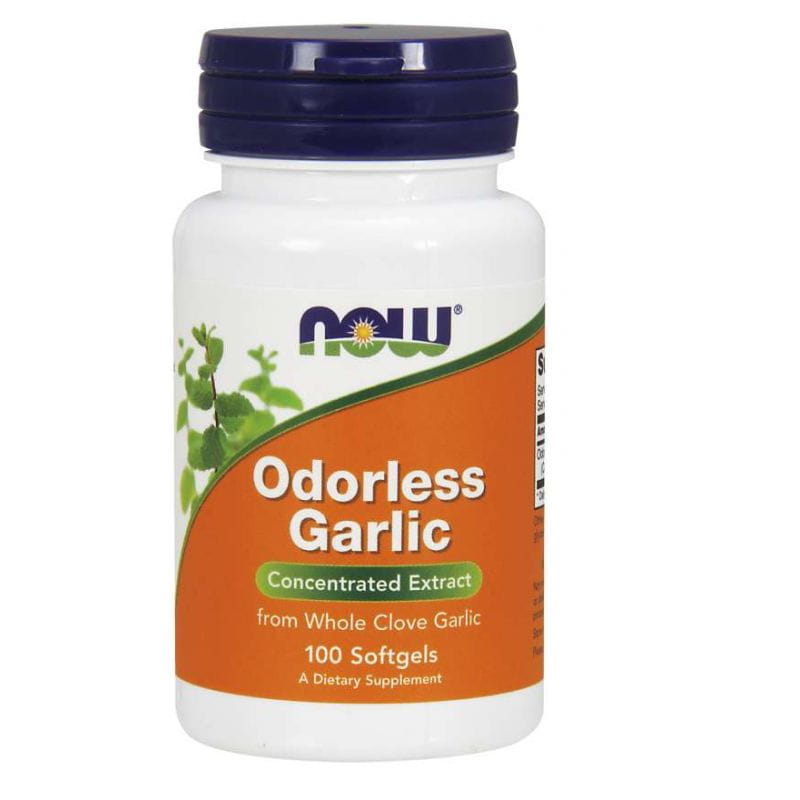 Ail sans odeur ail sans odeur 100 capsules NOW FOODS