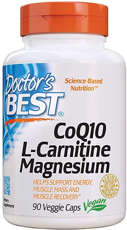 Coenzyme Q10, lcarnitine et magnésium 90 gélules de DOCTOR'S BEST