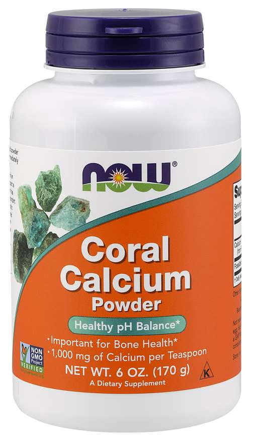 Coral calcium corail citron vert 170 g NOW FOODS