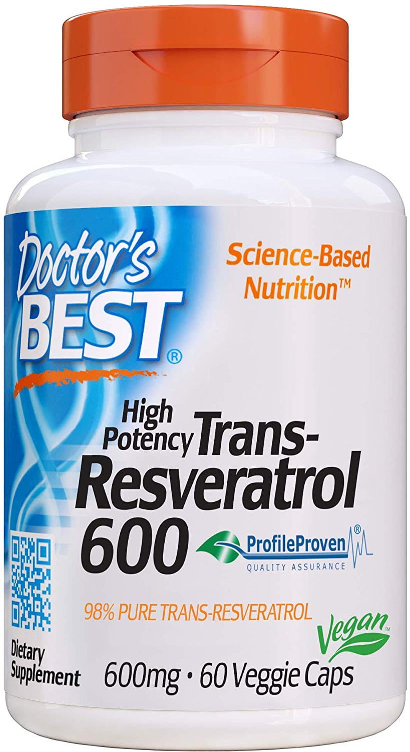 Transresvératrol 600 MG 60 gélules DOCTOR'S BEST