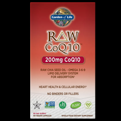 COQ10 brut coenzyme Q10 200 MG 60 gélules JARDIN DE LA VIE