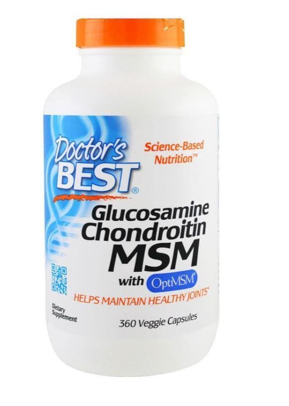Gélules Glucosamine et Chondroïtine et MSM 360 DOCTOR'S BEST