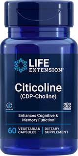 Citicoline citicoline cdpcholine 250 MG 60 gélules PROLONGATION DE VIE
