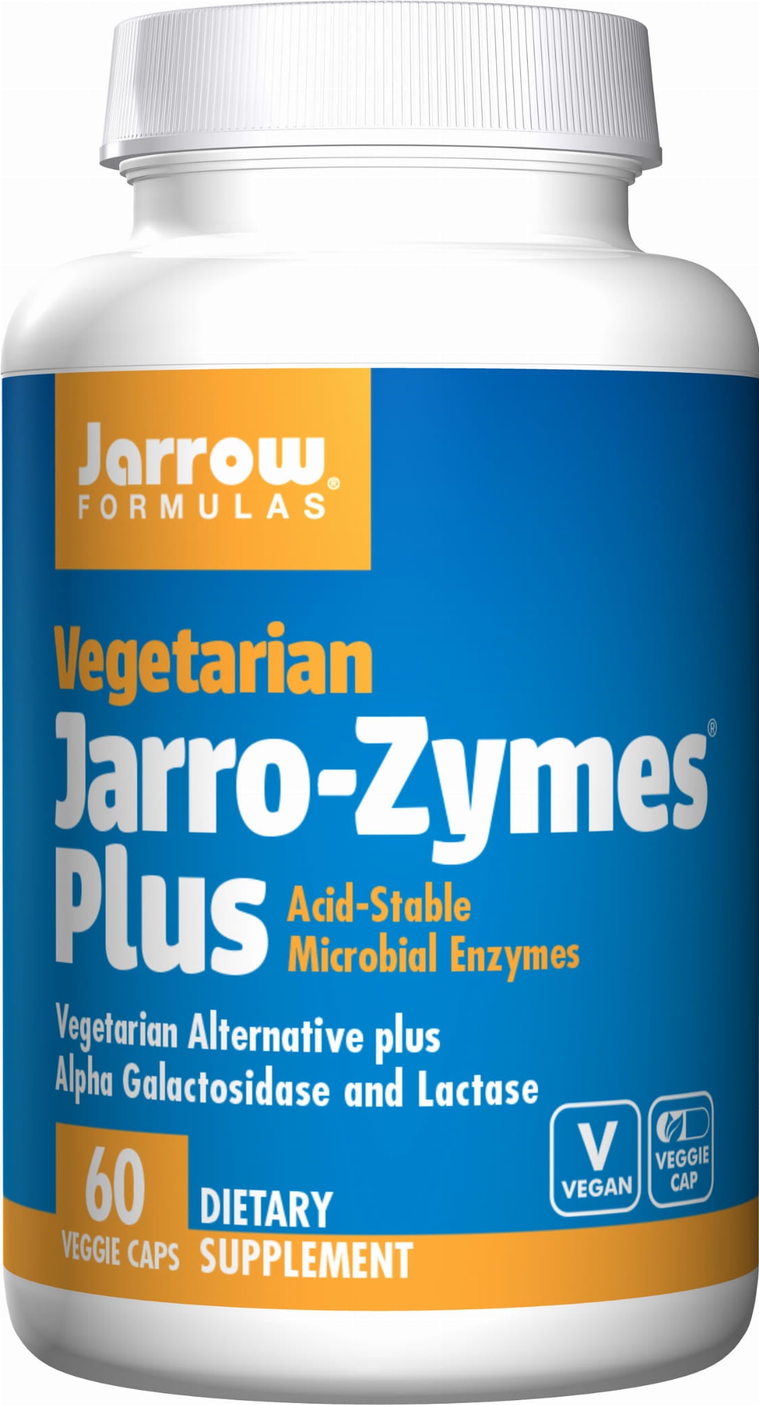 Jarrozymes plus enzymes digestives 60 gélules FORMULES JARROW