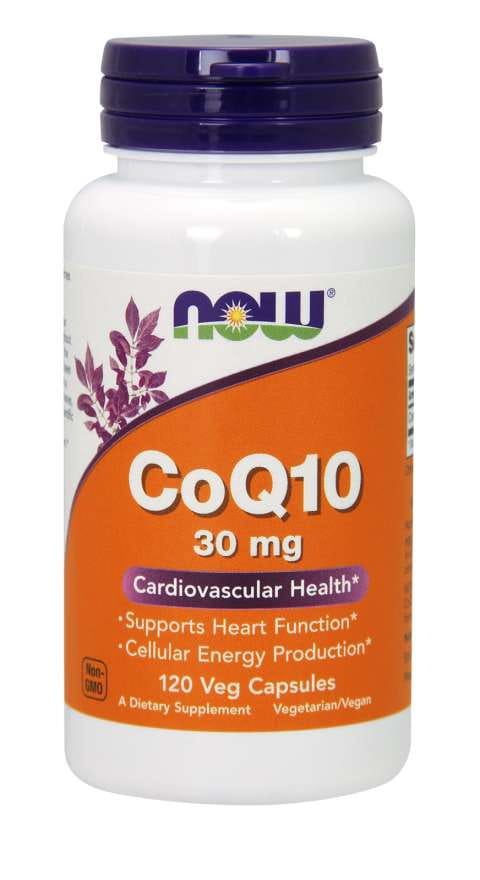 Coenzyme Q10 30 MG 120 gélules NOW FOODS