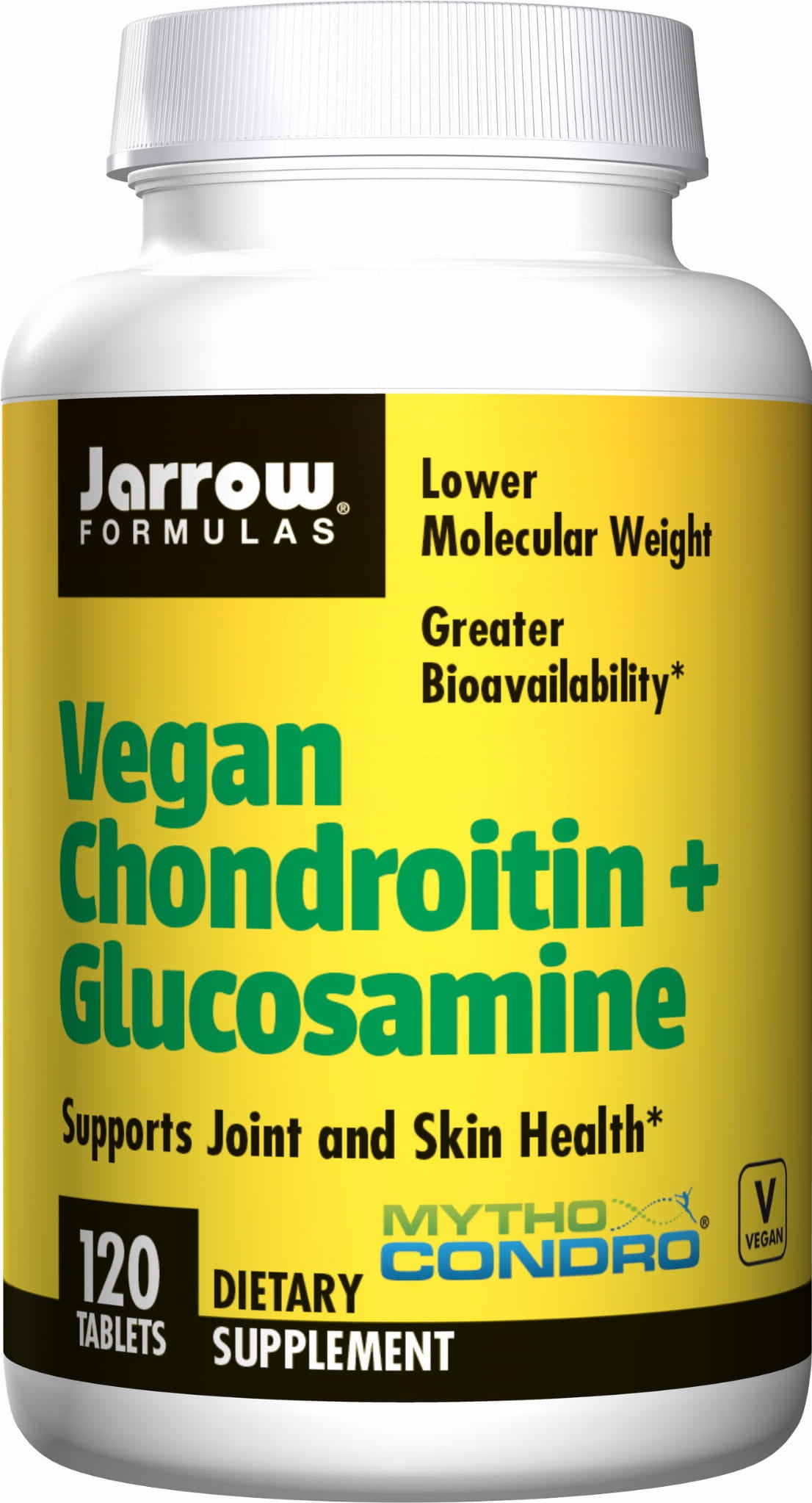 Chondroïtine et glucosamine vegan 120 comprimés FORMULES JARROW