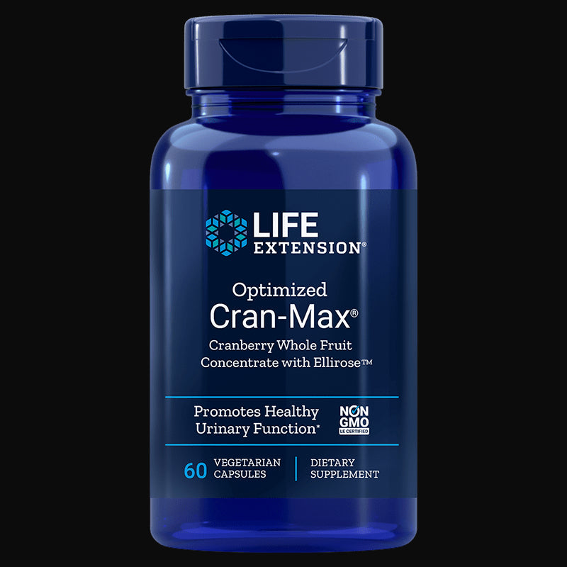 Cranmax concentré de canneberge et extrait d'hibiscus 60 capsules LIFE EXTENSION