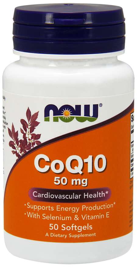 Coenzyme Q10 50 gélules NOW FOODS