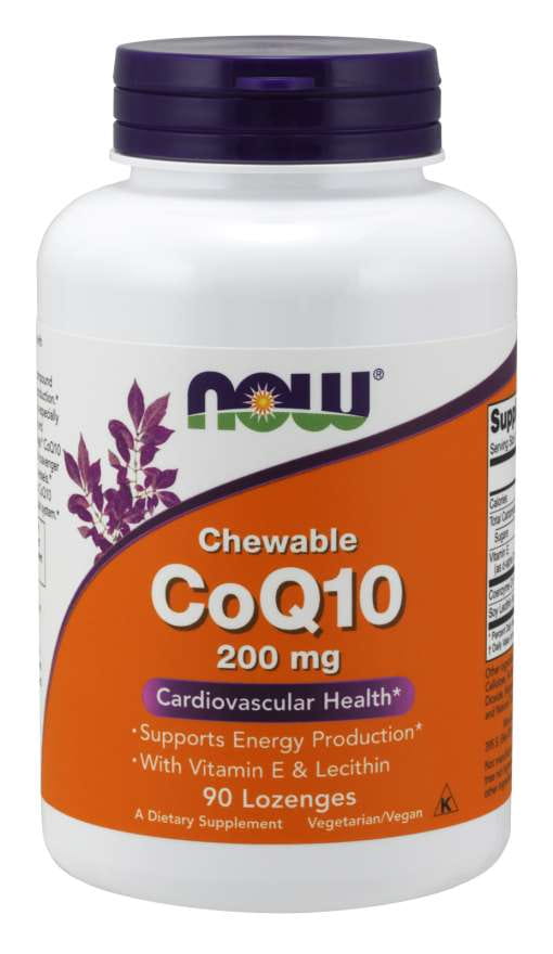 Coenzyme Q10 200 MG 90 comprimés NOW FOODS