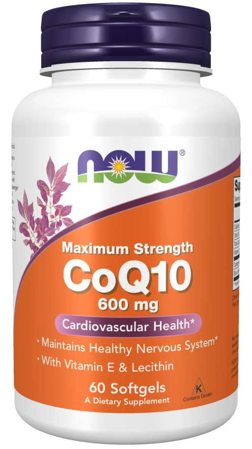 Coenzyme Q10 600 MG 60 gélules NOW FOODS