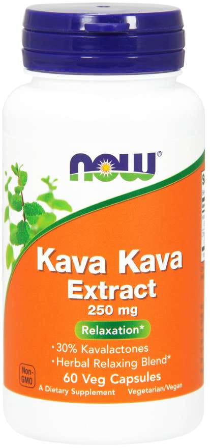 Extrait de kava kava 60 gélules NOW FOODS