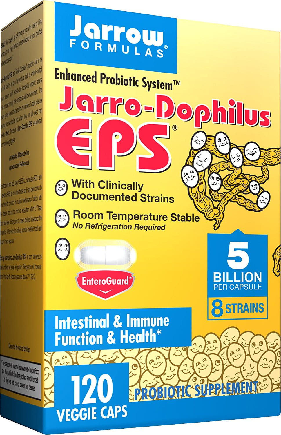 Jarrodophilus eps probiotique 120 gélules FORMULES JARROW