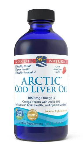 Huile de foie de morue arctique fraise 237 ml NORDIC NATURALS
