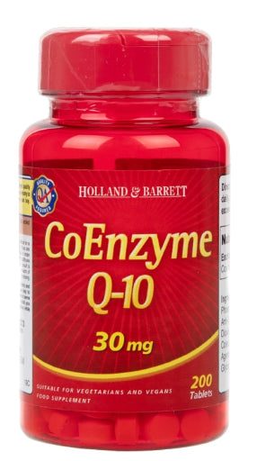 Coenzyme Q10 30 MG 200 comprimés HOLLAND & BARRETT