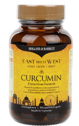 Curcumine Curcuma Extrait 30 gélules HOLLAND & BARRETT
