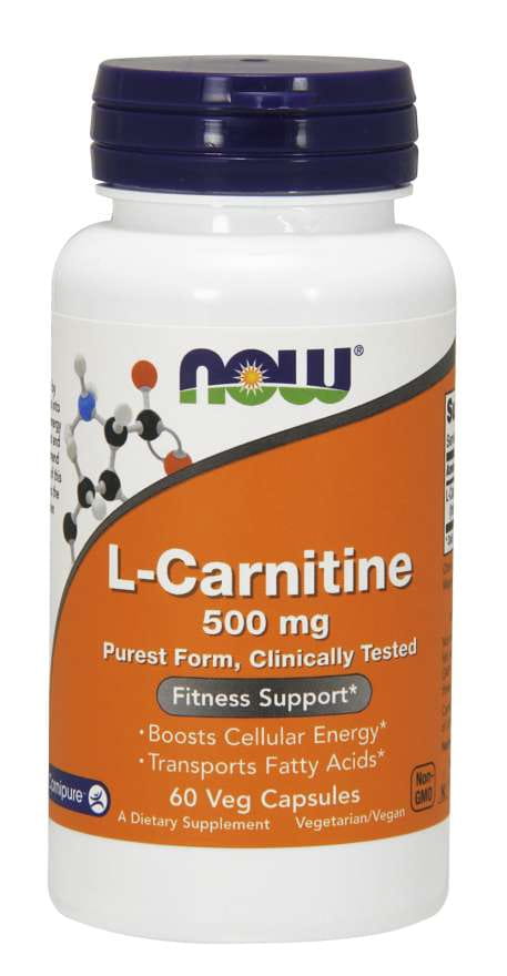 Lcarnitine carnipure 60 gélules NOW FOODS