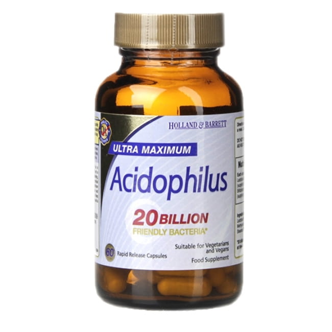 Acidophilus ultra maximum 60 gélules HOLLAND & BARRETT