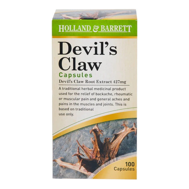 Griffe du diable 100 gélules HOLLAND & BARRETT