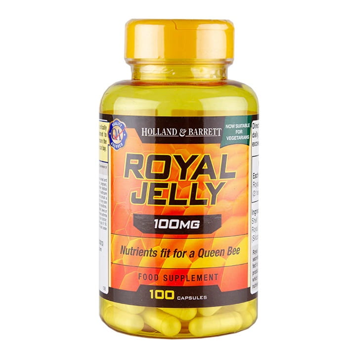 Gelée Royale 100 MG 100 gélules HOLLAND & BARRETT