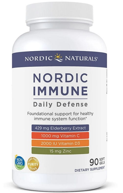 Défense immunitaire quotidienne nordique 90 gélules NORDIC NATURALS
