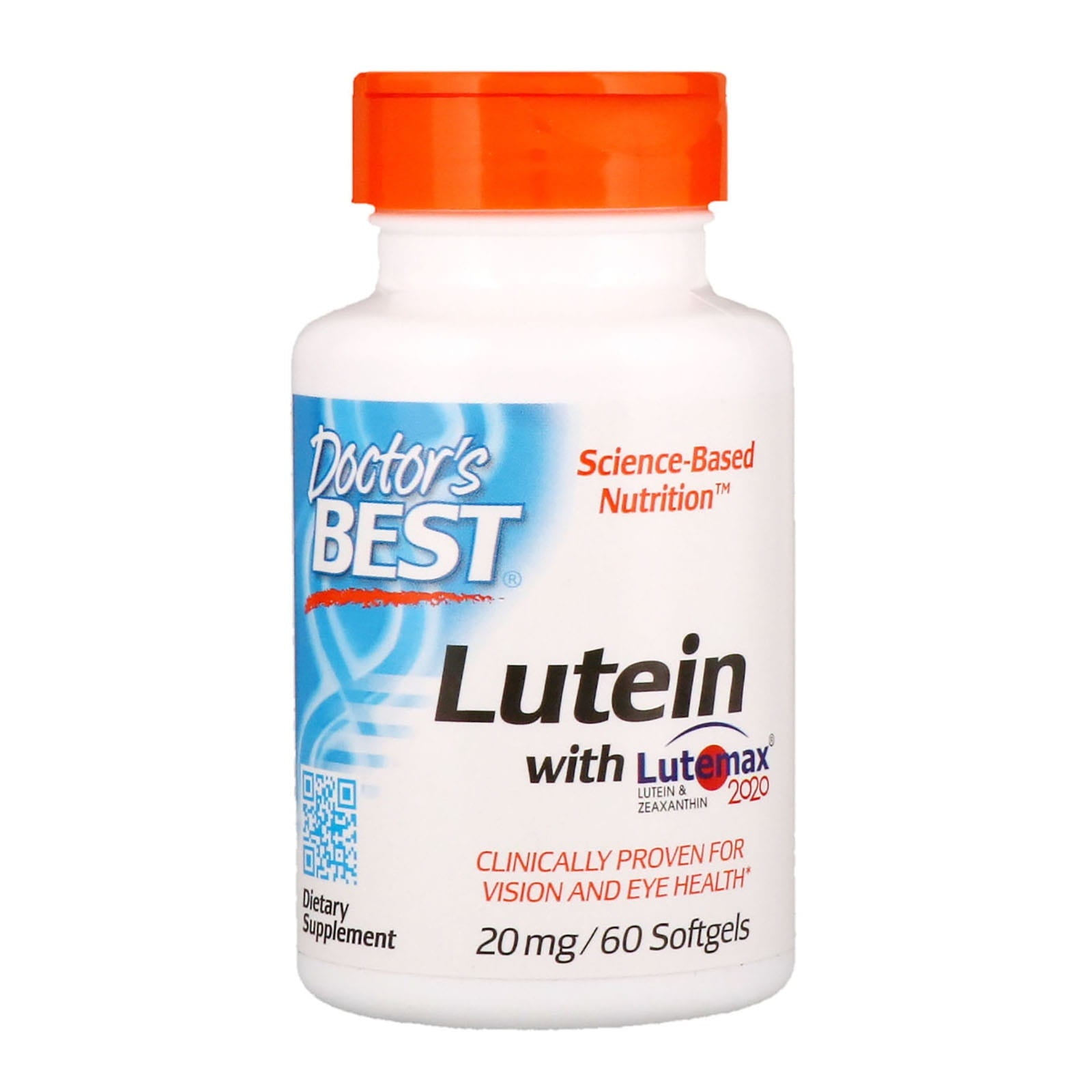 Lutéine et zéaxanthine lutemax 60 gélules DOCTOR'S BEST