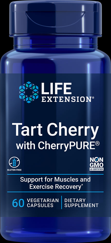 Cerise acidulée avec cherrypure 60 gélules LIFE EXTENSION
