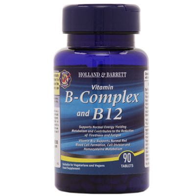 COMPLEXE Vitamine B et B12 90 comprimés HOLLAND & BARRETT