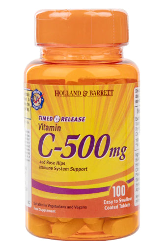 Vitamine C 500 MG 100 comprimés HOLLAND & BARRETT