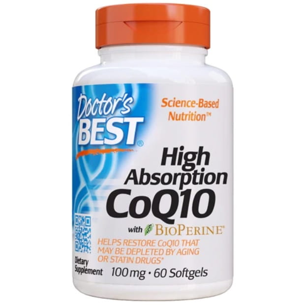 Coenzyme Q10 100 MG et pipérine biopérine 60 gélules DOCTOR'S BEST