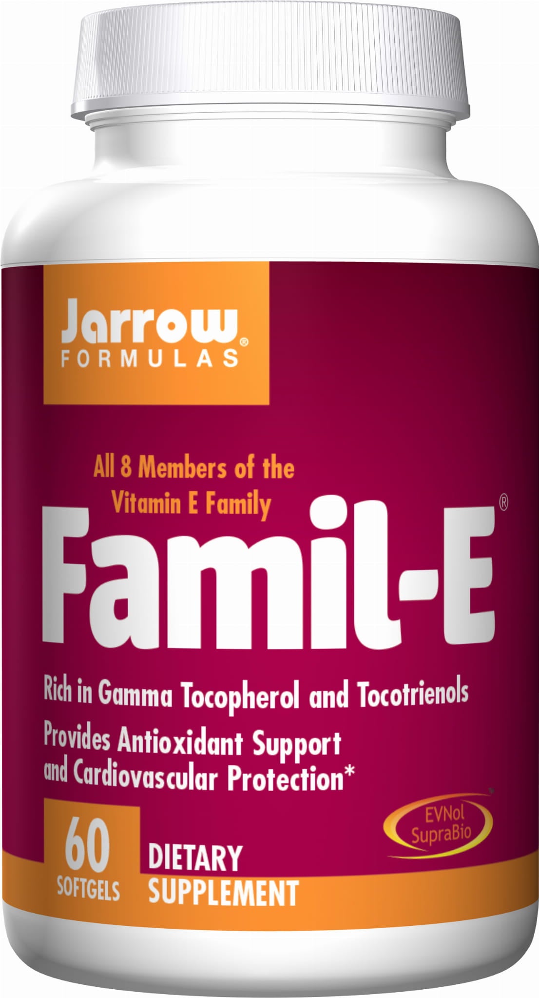 Vitamine E famille 60 gélules FORMULES JARROW