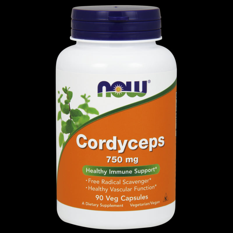 Cordyceps Champignon 750 MG 90 gélules NOW FOODS