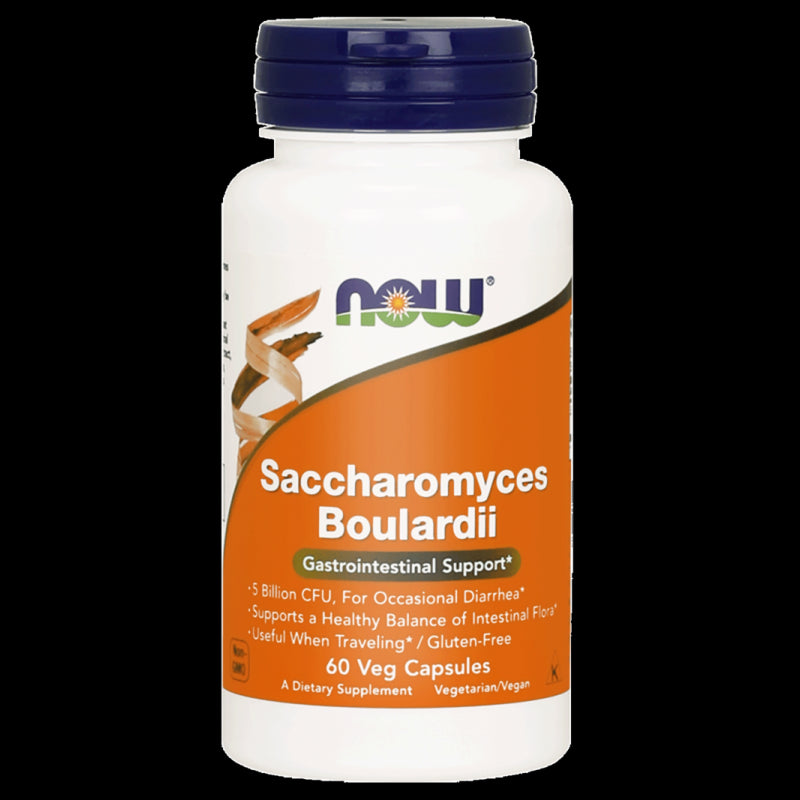 Probiotique saccharomyces boulardii 60 gélules NOW FOODS