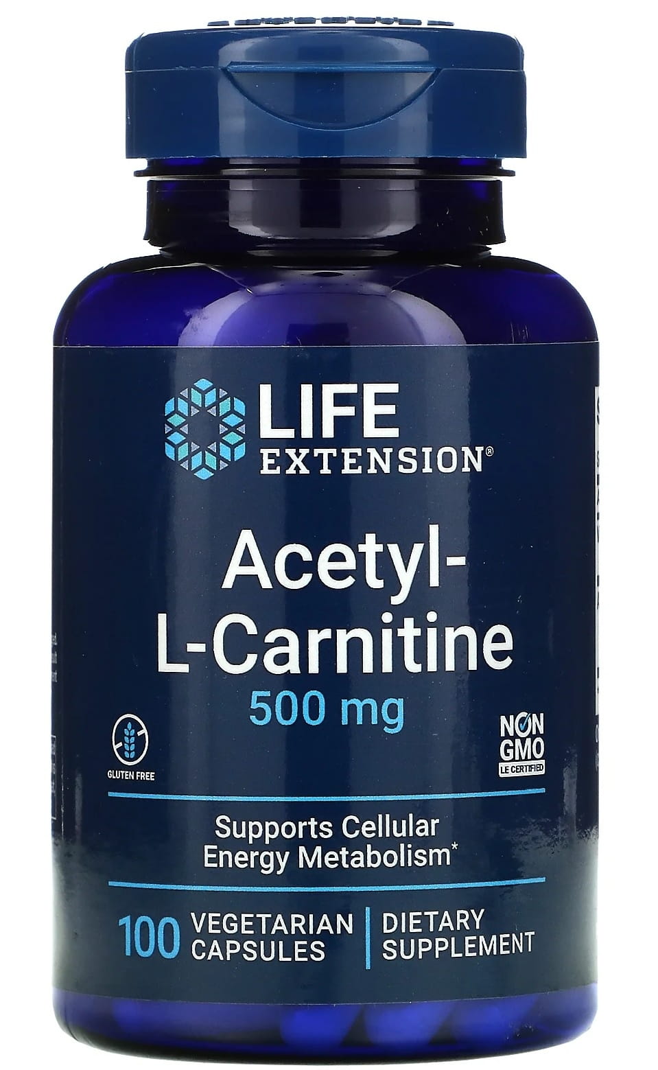 Acétyl lcarnitine 500 MG 100 gélules PROLONGATION DE VIE